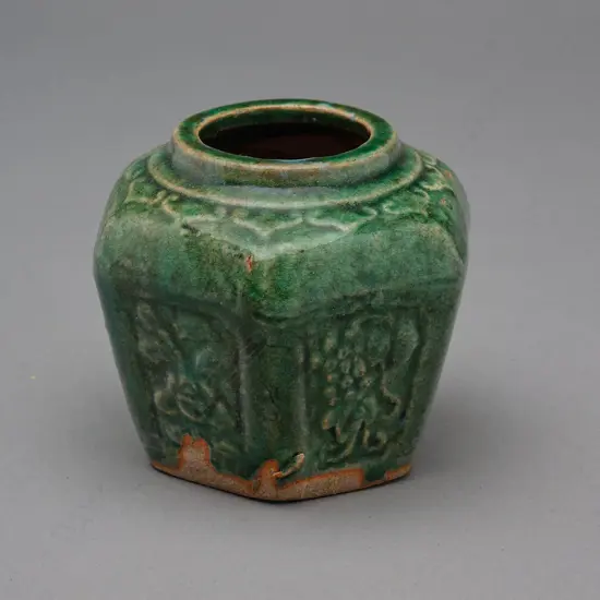 Chinese stoneware jar,